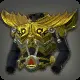 Angelaufenes Kleidungsset des Goldenen Wolfes