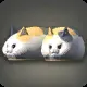 Fette-Katze-Pantoffeln