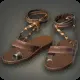 Inselurlauber-Riemensandalen