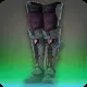 Himmelstiefe Kniestiefel des Schlagens