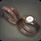 Runde Urlaubsinsel-Armbanduhr