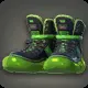 Neonpuffer-Schuhe